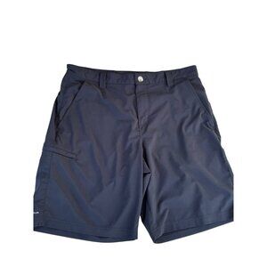 Columbia PFG Mens black Cargo Shorts Size 34W Omni-Shade UV Protection Lightweig